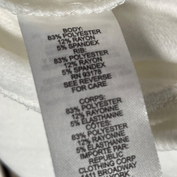 Workshop Republic Womens White Sequin Pug Sweatshirt Size XS Christmas Holiday - Picture 8 of 9